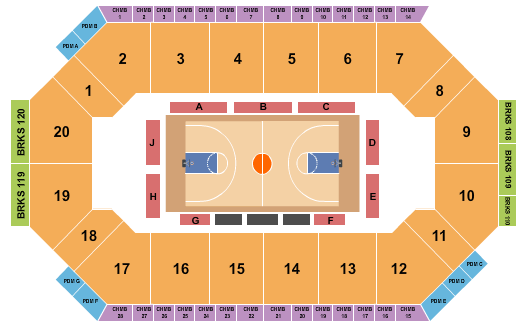 Lee's Family Forum Harlem Globetrotters Seating Chart